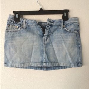 American Eagle Denim Mini Skirt Size 4